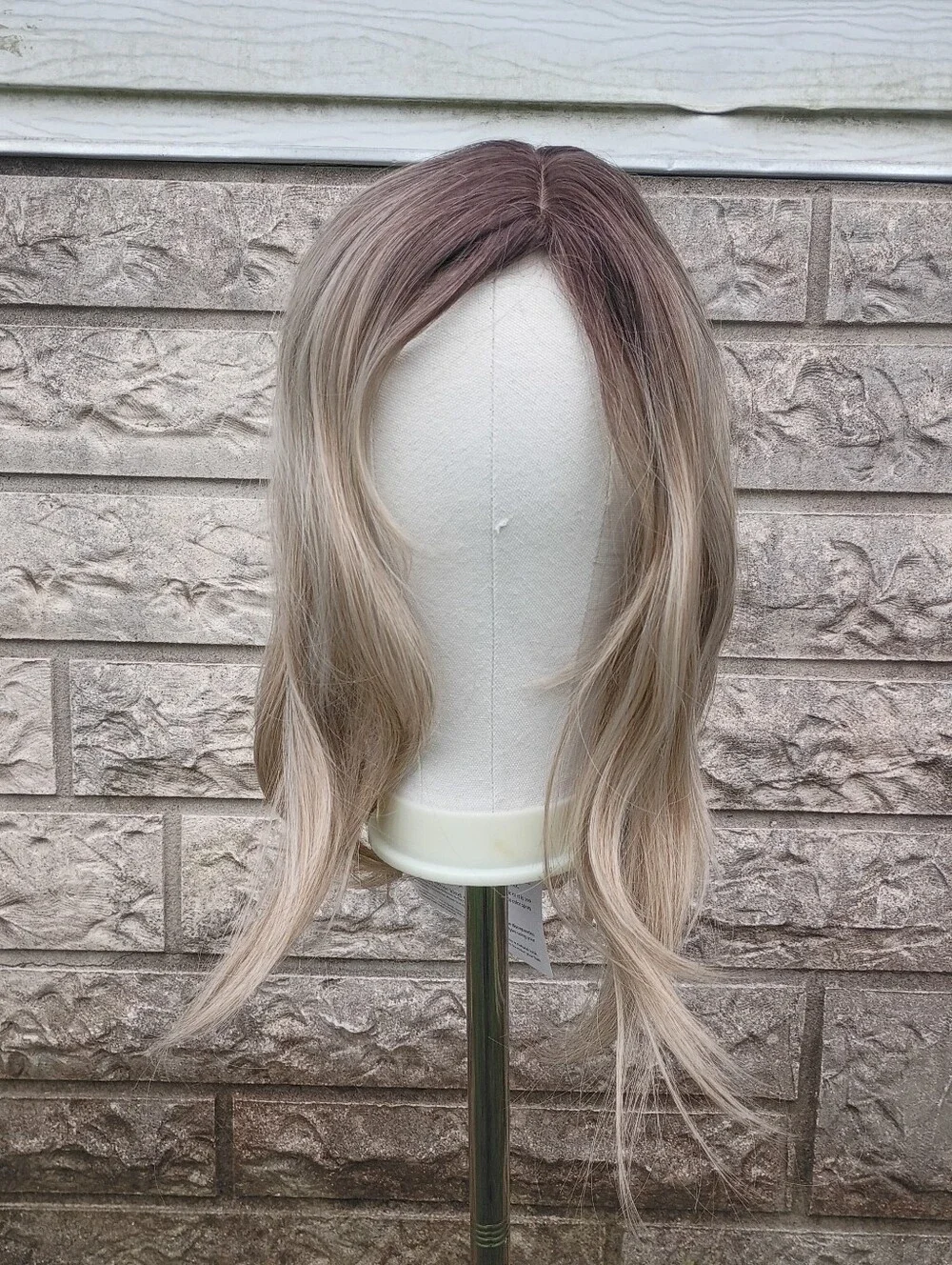 Brunette To Blonde Lace Front Wig Topper Hair Extension